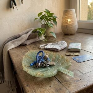 feuille "monstera" blanc