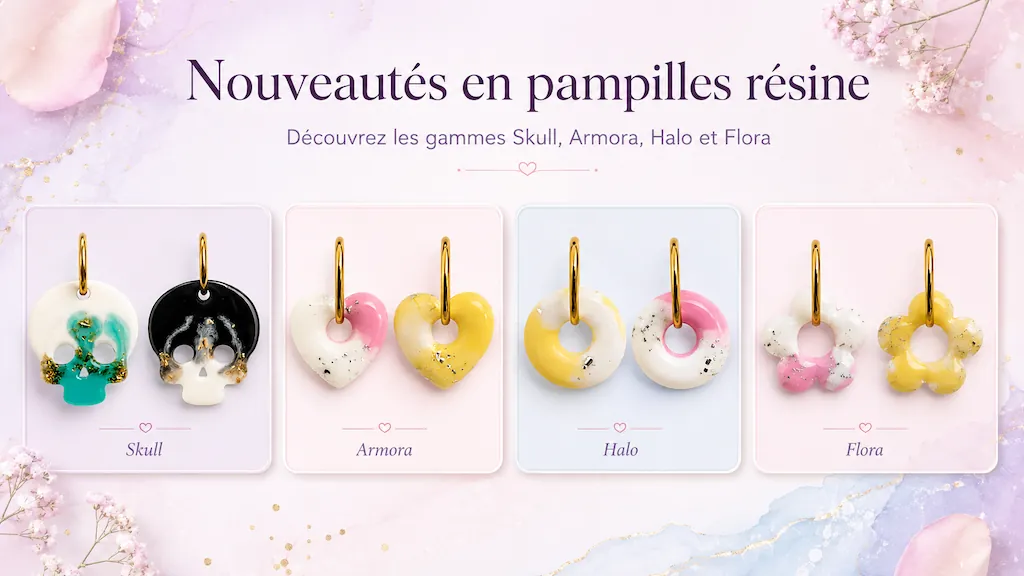 Nouveauté dans la Boutikdouchouchou : découvrez notre gamme de boucles d&rsquo;oreilles Pampille