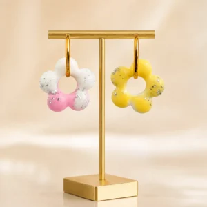 boucles d’oreilles pampille "flora"