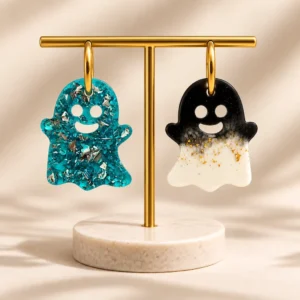 boucles d’oreilles pampille "ghosty"